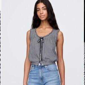 GAP X DOEN- sold out Gingham Cropped Tank